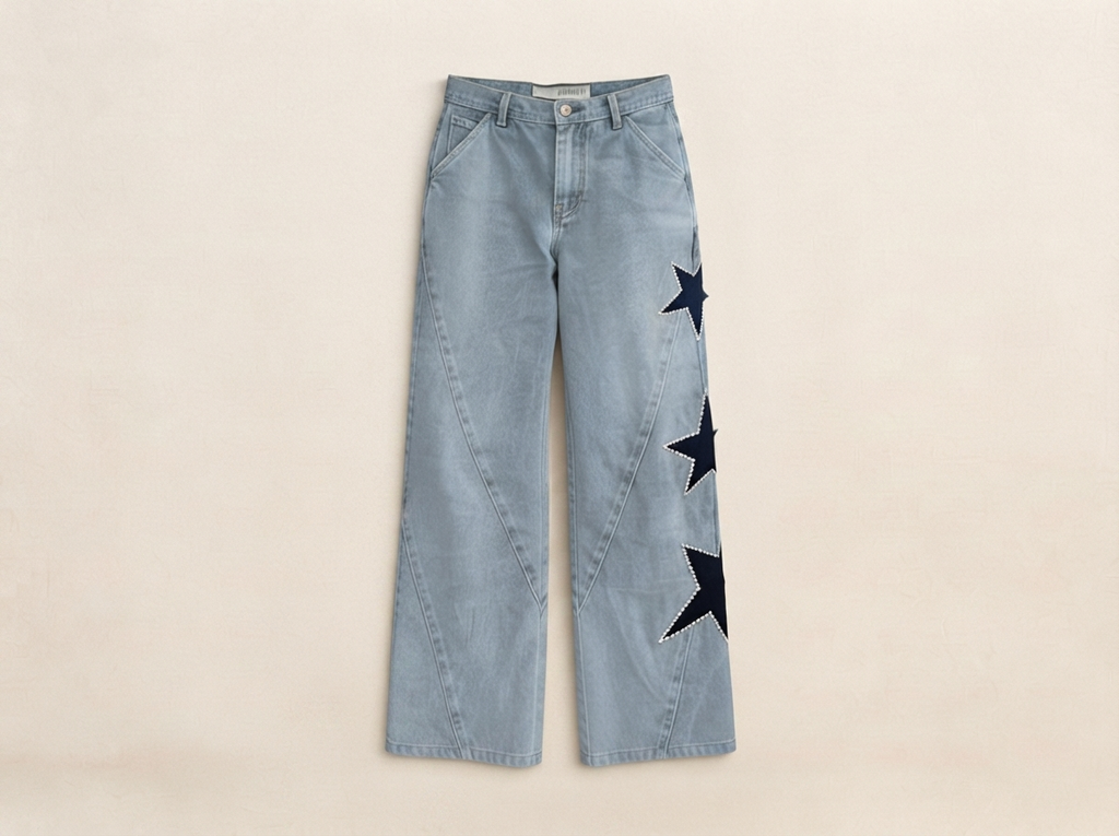 Star Print Jeans