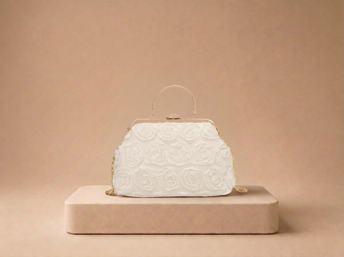 Rose Clutch Bag