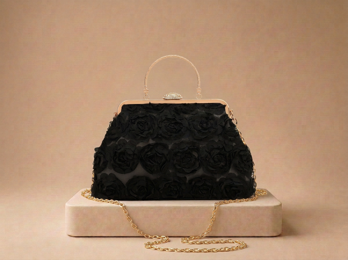 Rose Clutch Bag