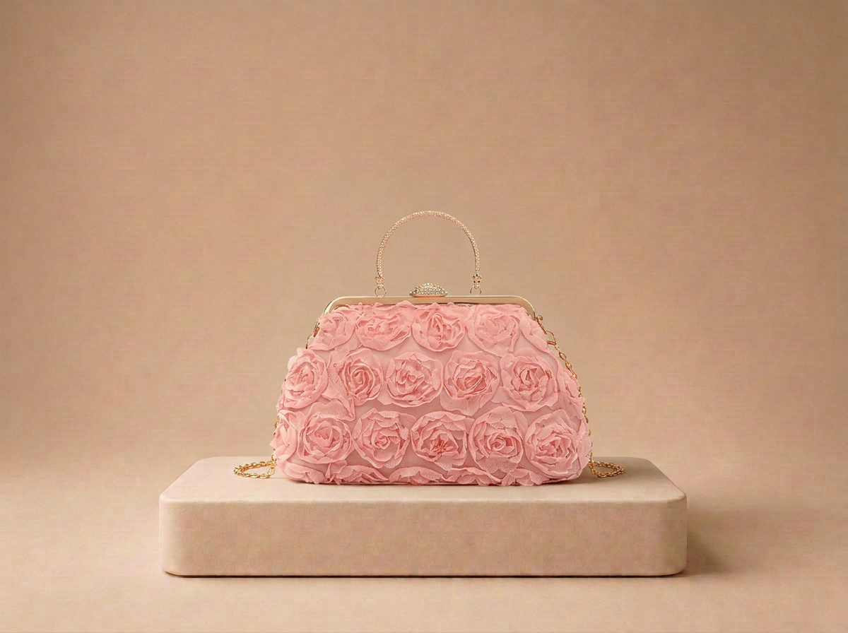 Rose Clutch Bag