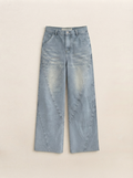 Washed Wide Leg Jeans