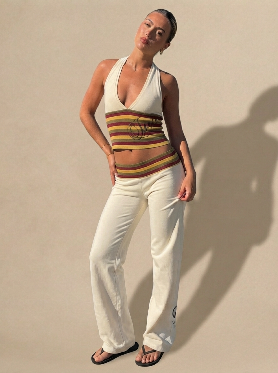 Striped Flare Set