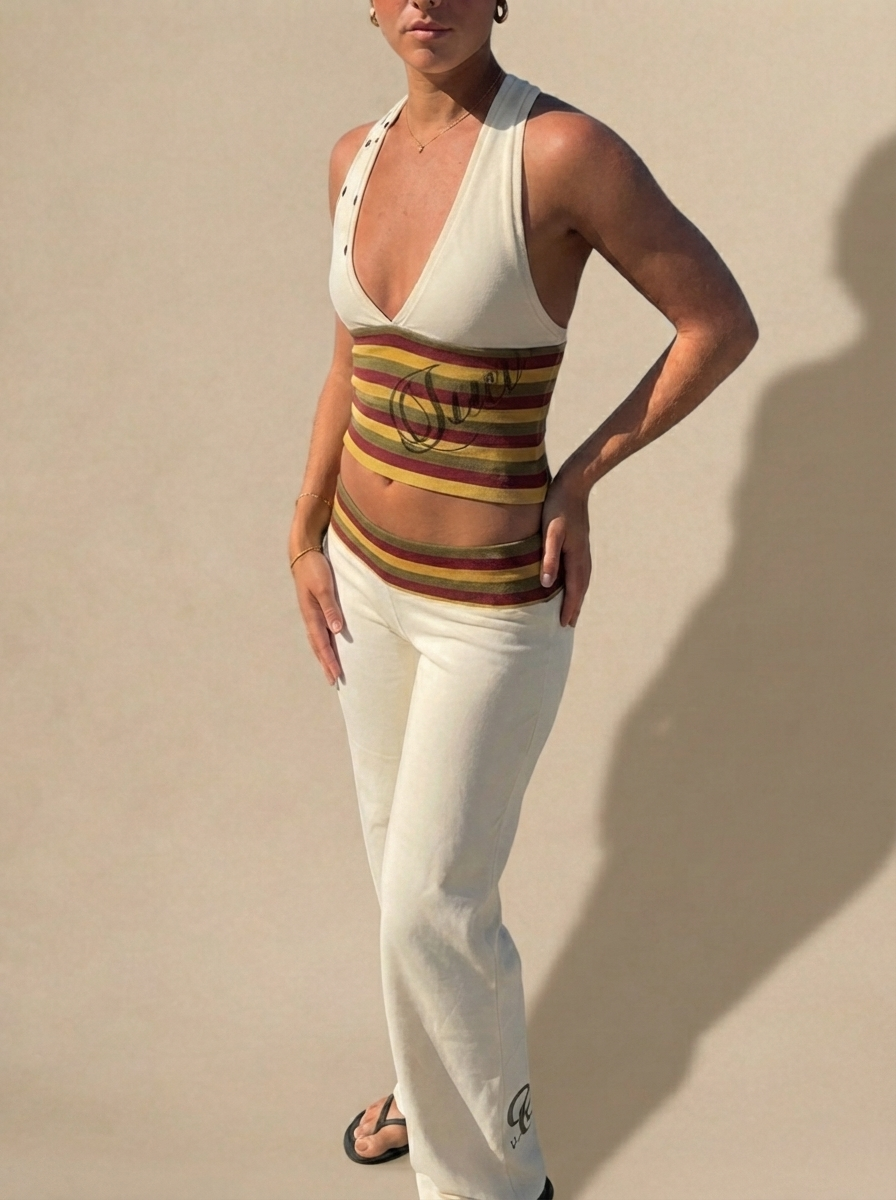 Striped Flare Set