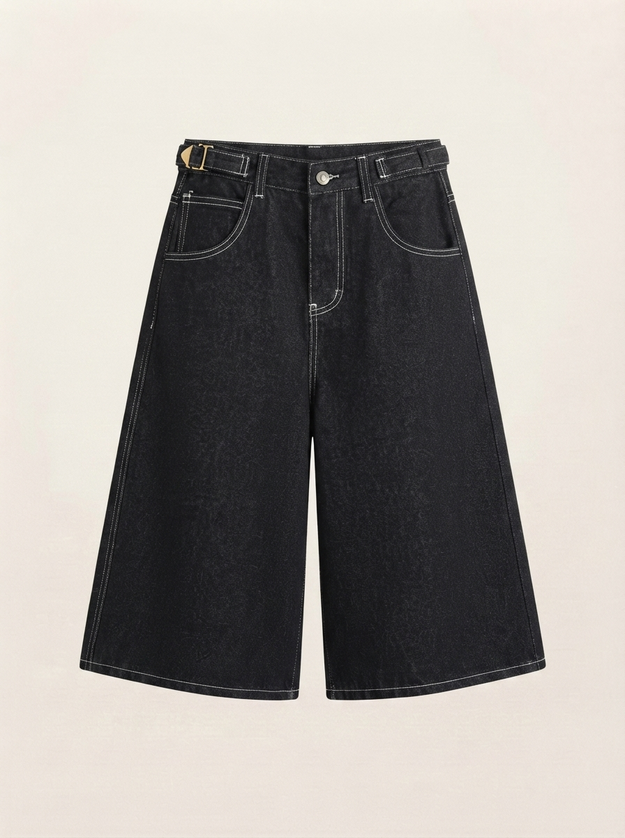 Cropped Wide Leg Jean