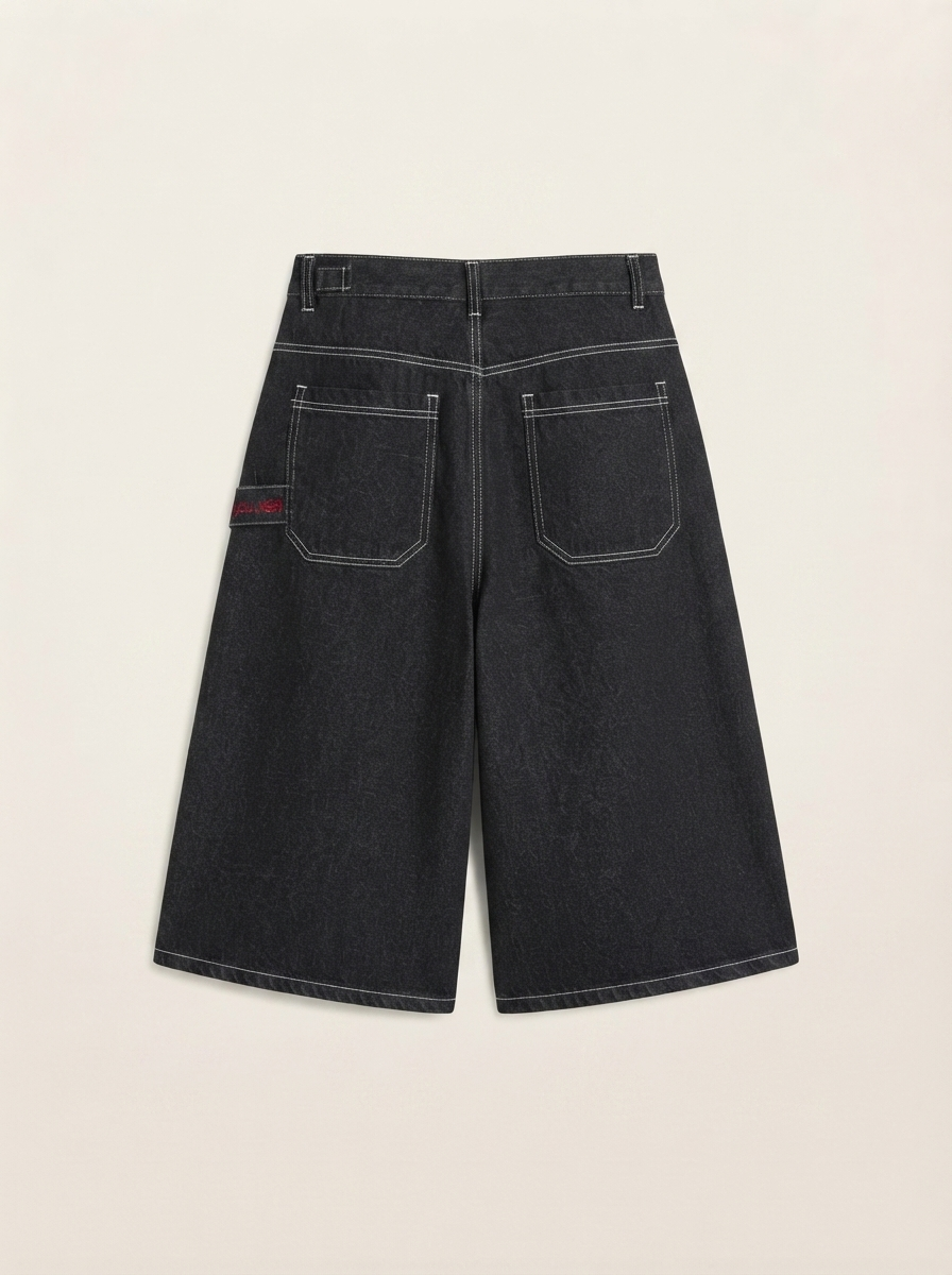 Cropped Wide Leg Jean