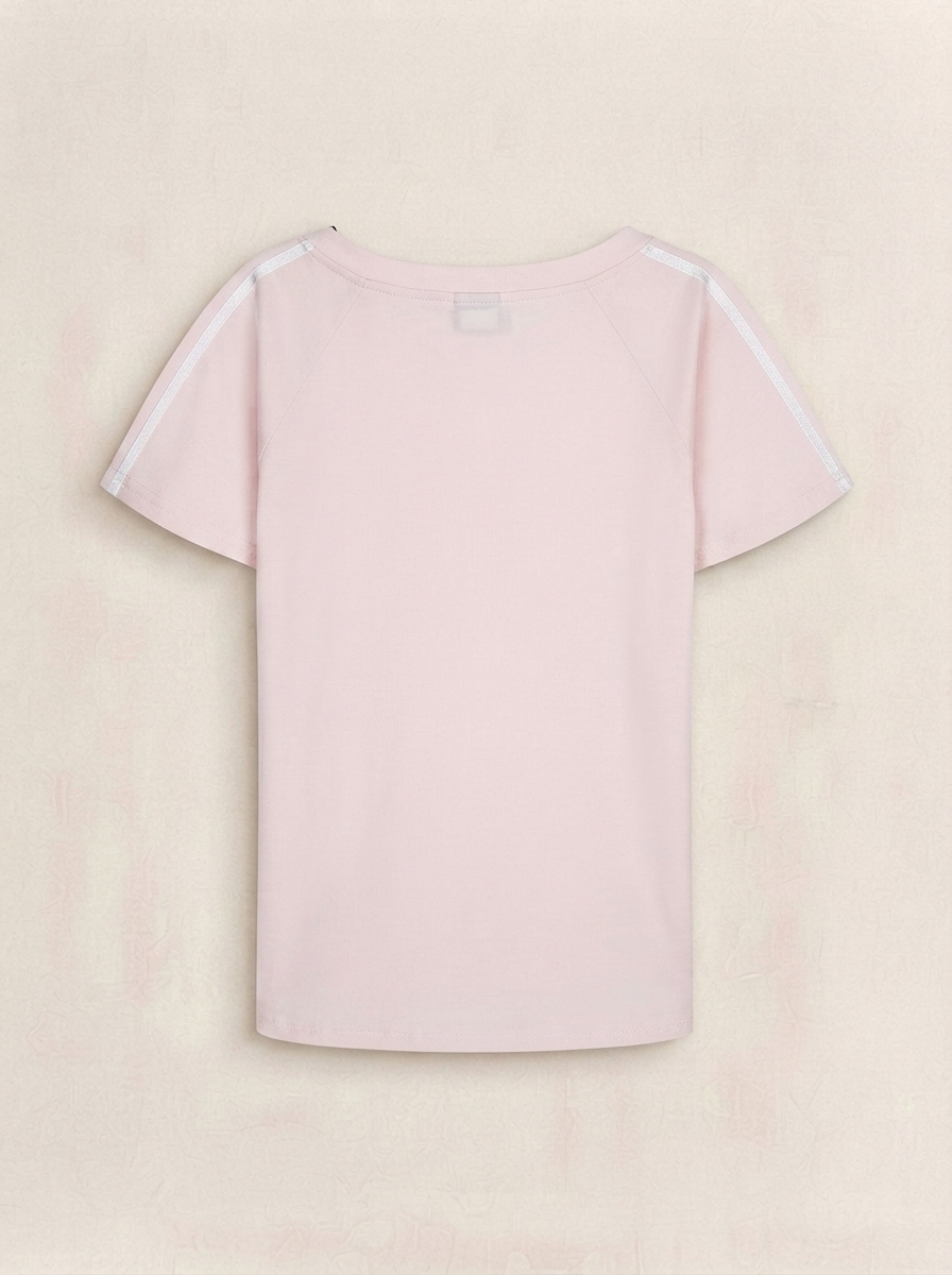 Off Shoulder Varsity Tee