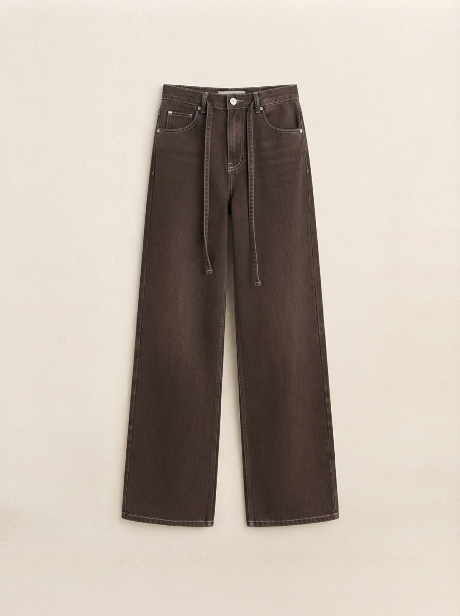 High Waist Wide Leg Jean